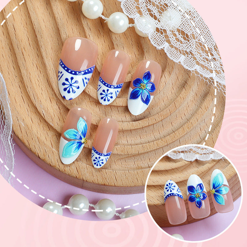 Decorative Floral Press-On Nail Art Set Kalsten 1790636675