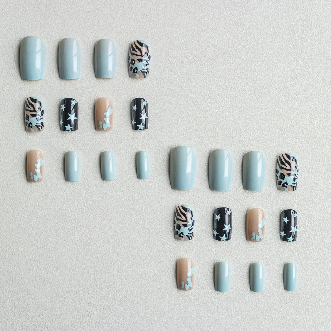 Artistic Patterned Nail Art