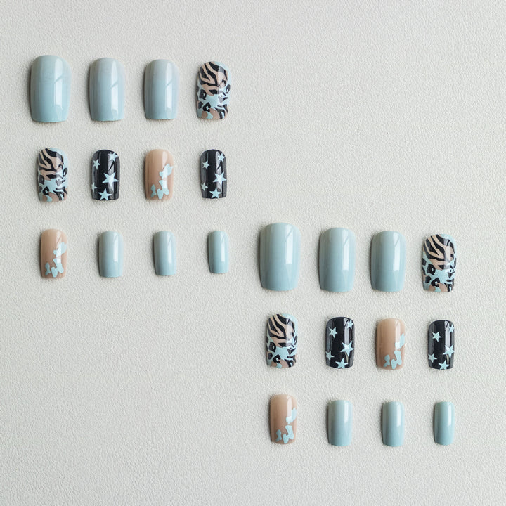 Artistic Patterned Nail Art