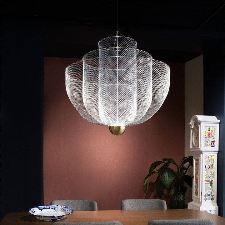 Modern Mesh Pendant Light Fixture