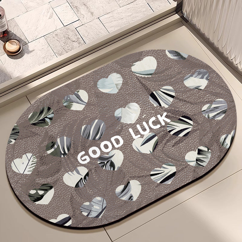 Decorative Motivational Bath Mat Kalsten
