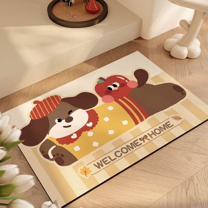Cute Cartoon Animal Bath Mat Kalsten