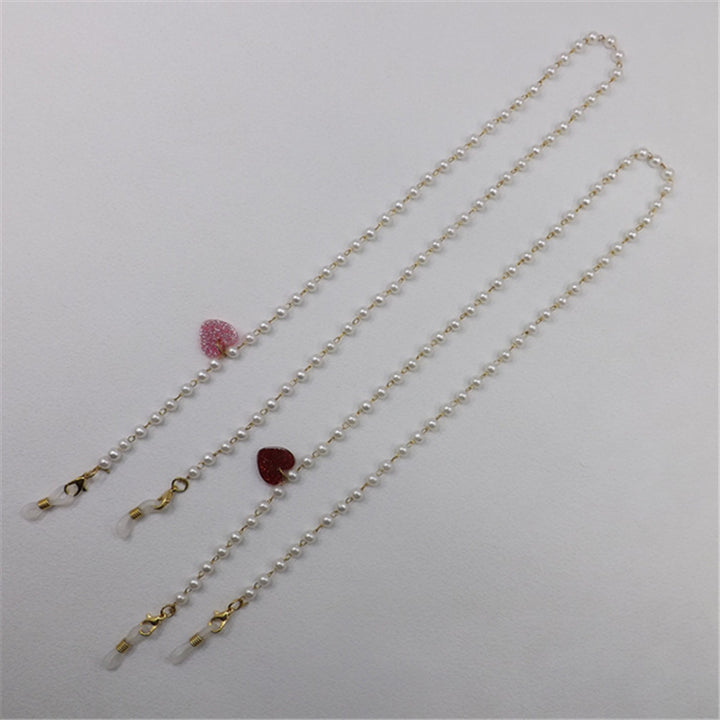 Pearl necklace with heart pendant Kalsten