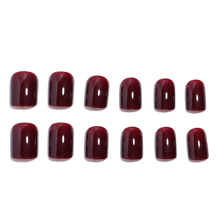 Glossy Press-On Nail Set with Elegant Shape Kalsten