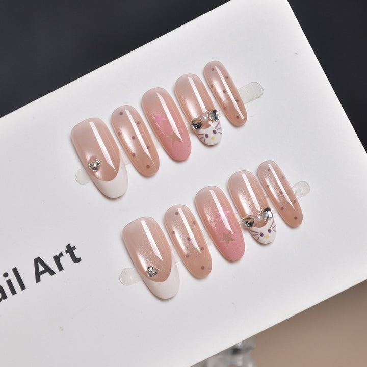 Artistic Press-On Nail Extensions Kalsten