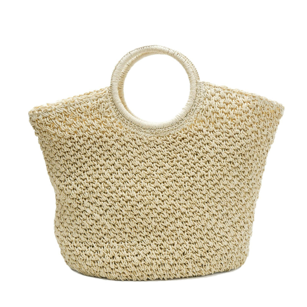 Hand-crocheted shopping bag with modern design Kalsten