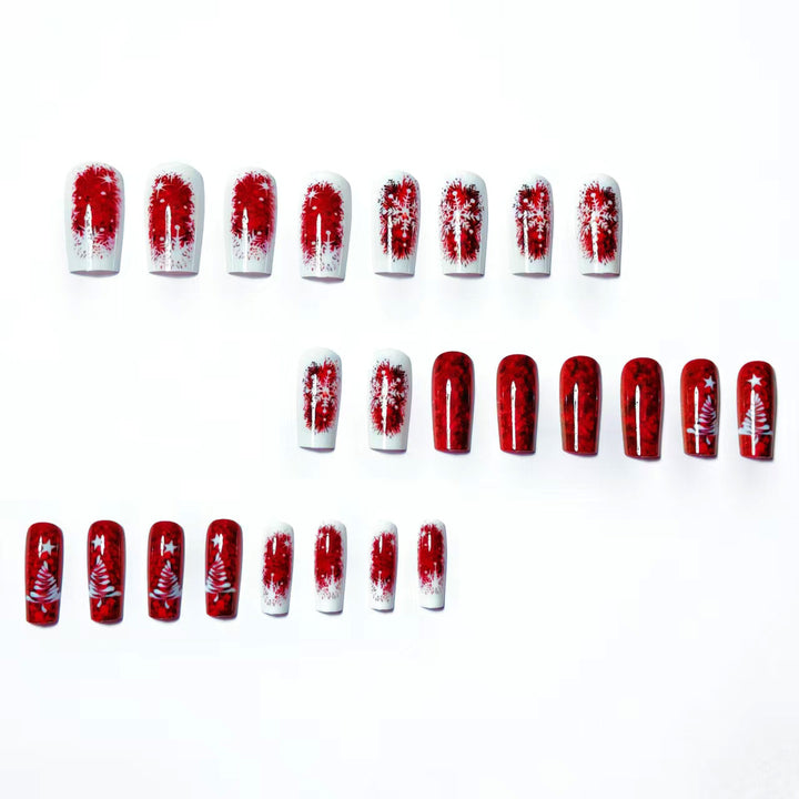 Festive Glittery Christmas Nail Art Kalsten