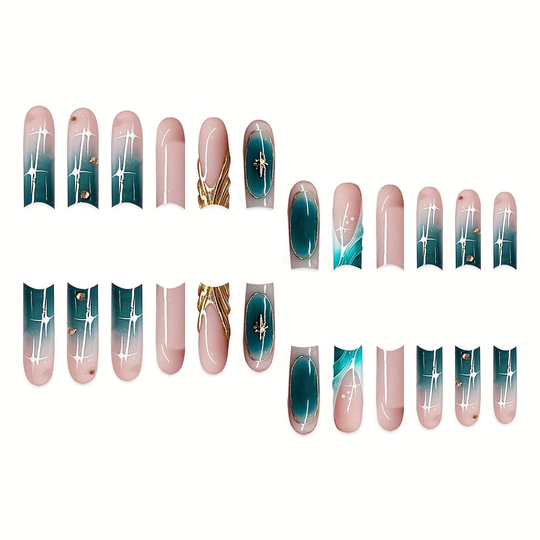 Floral Art Acrylic Nail Set Kalsten