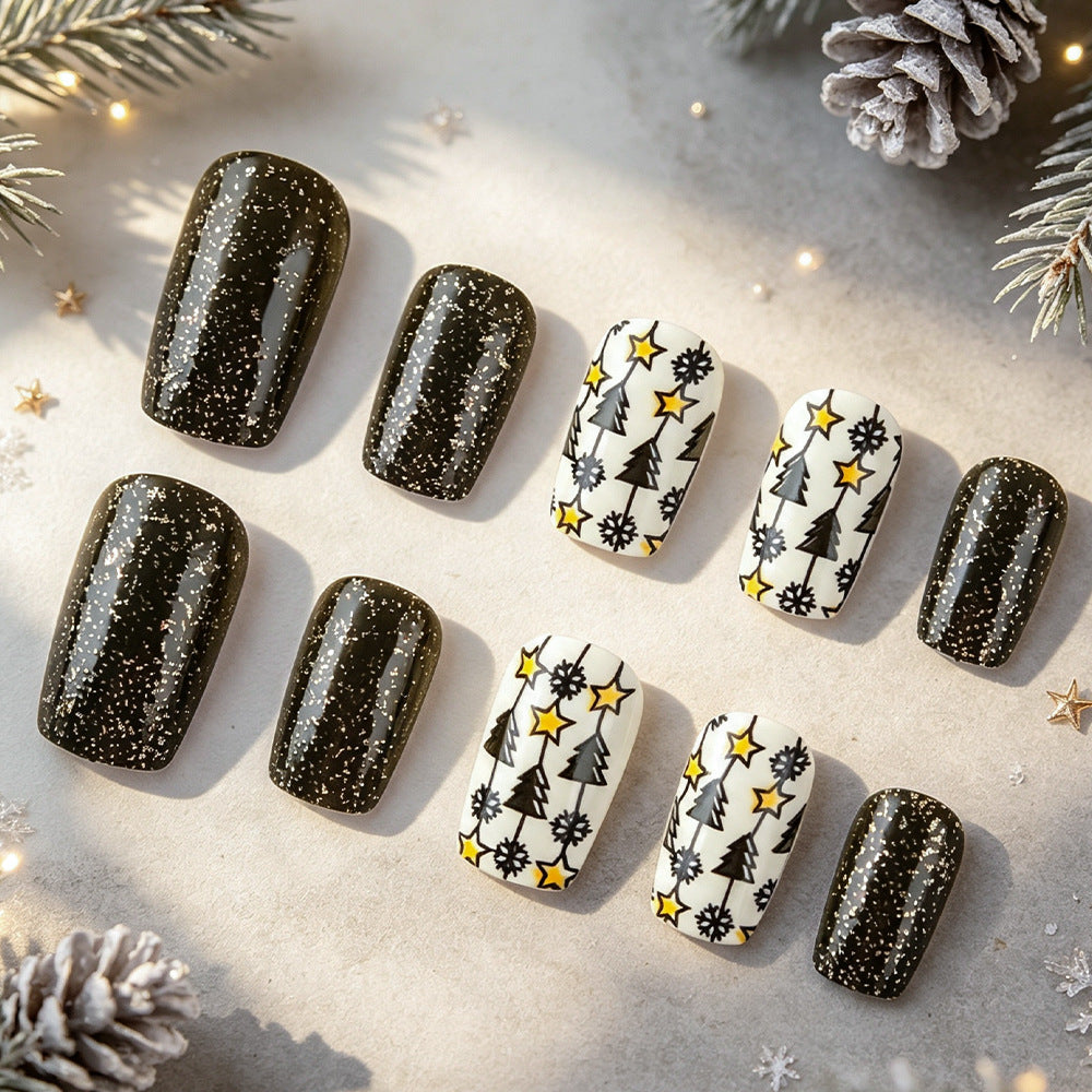 Festive Holiday Nail Art Set Kalsten