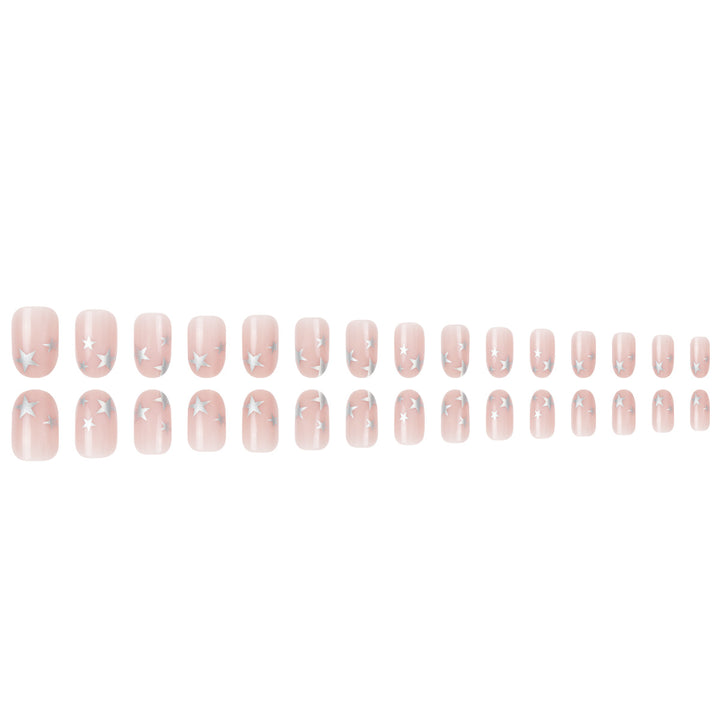 Decorative Star-Accented Press-On Nails Kalsten