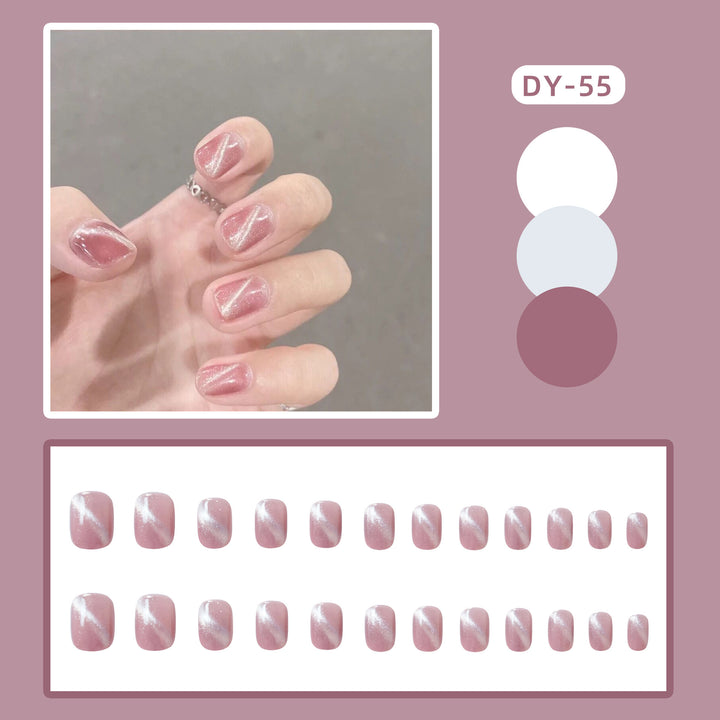 Sparkling Gel Press-On Nail Set Kalsten