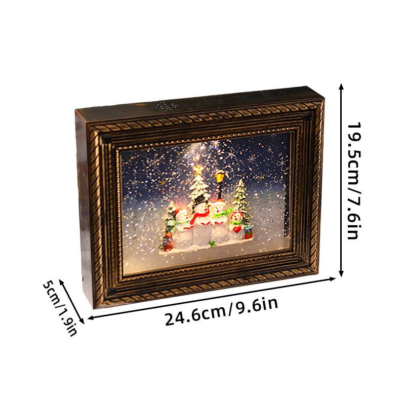 Decorative Christmas motif with snowmen Kalsten