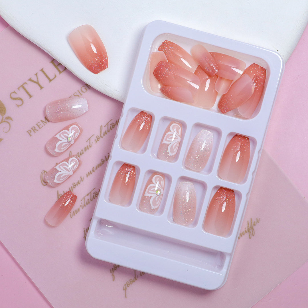 DIY Elegant Press-On Nails Set Kalsten