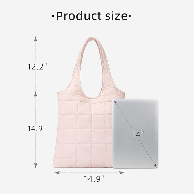 Padded shoulder bag with modern quilted design Kalsten