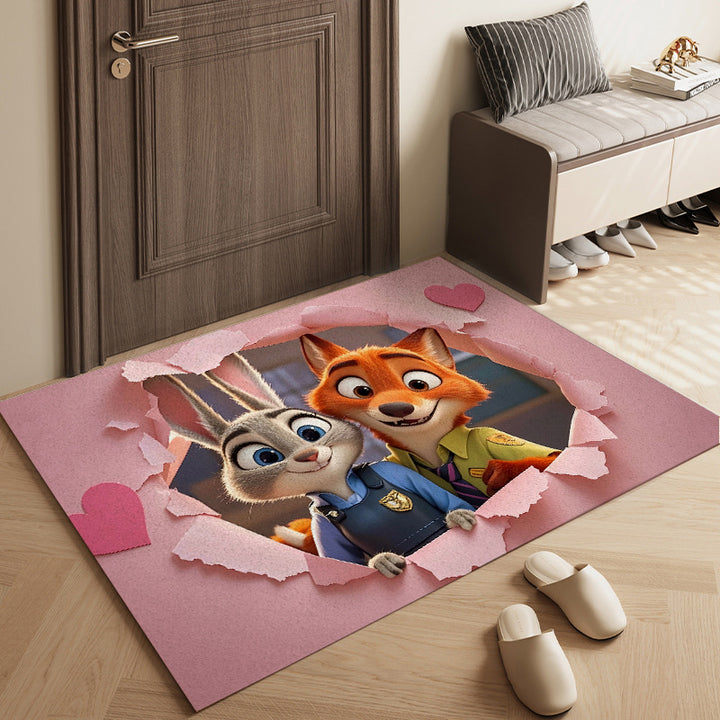 Cartoon-Themed Area Rug