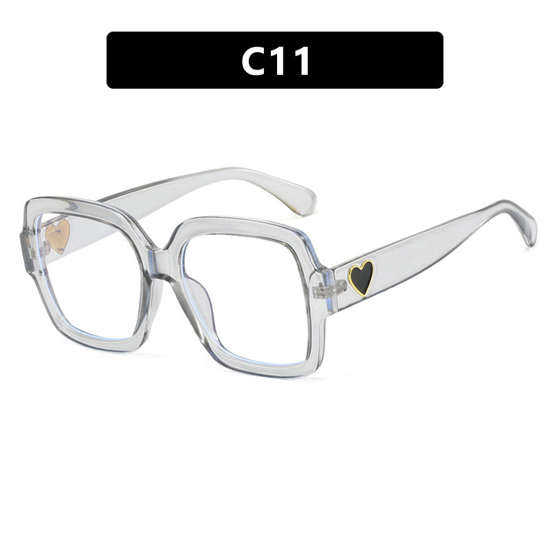 Women's square sunglasses with playful heart detail Kalsten
