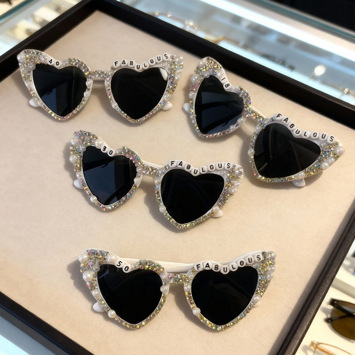 Glamorous Heart-Shaped Sunglasses Kalsten