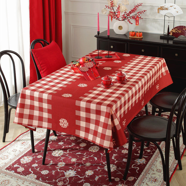 Checkered Dining Tablecloth