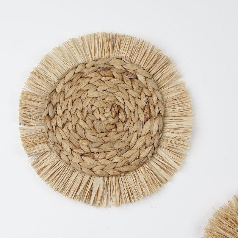 Handcrafted Natural Fiber Table Mat