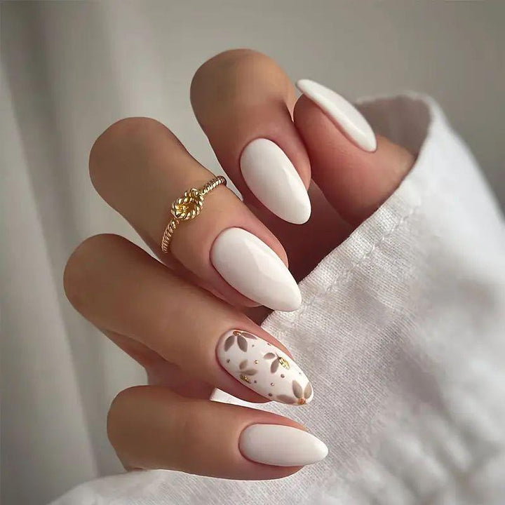 Elegant Botanical Nail Art Set Kalsten
