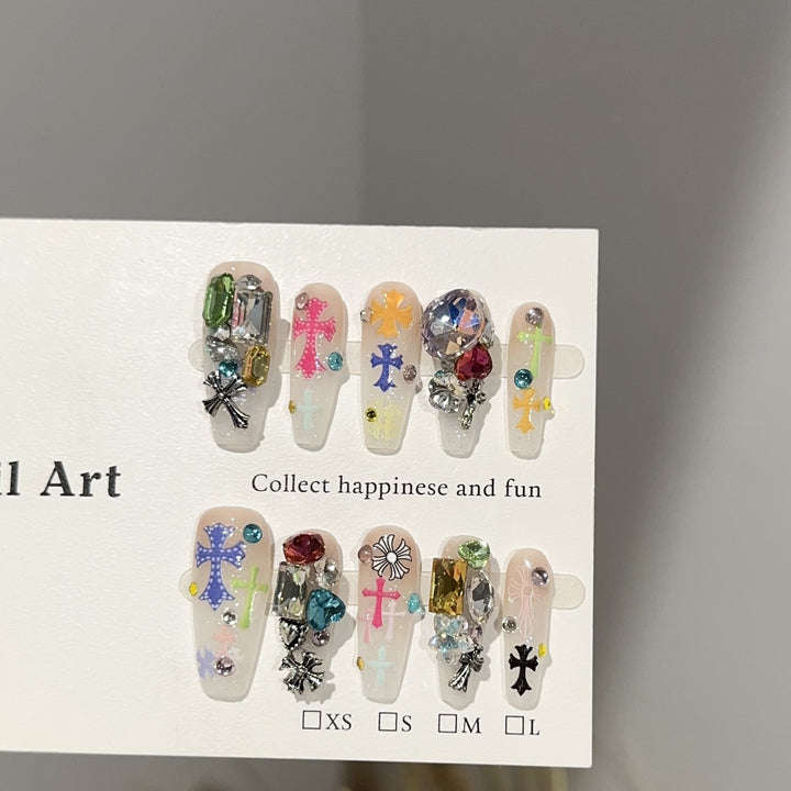 Artistic Multi-Design Press-On Nail Set