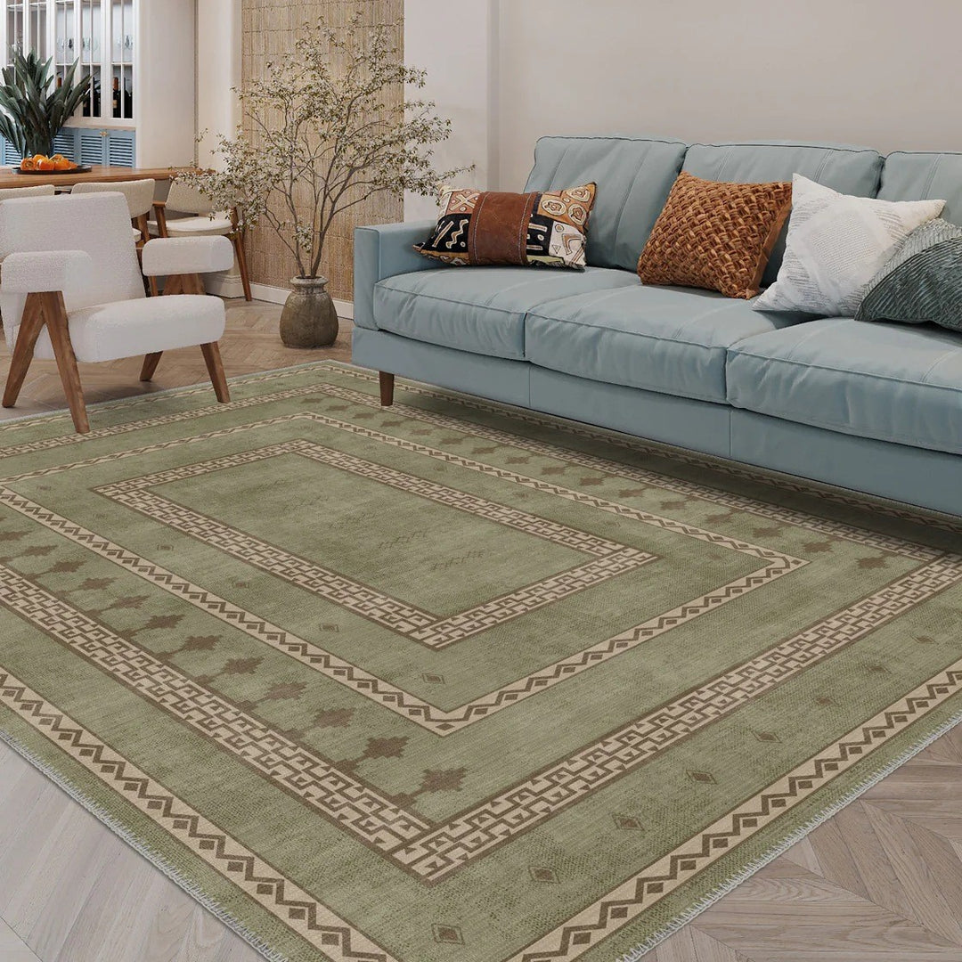 Botanical Pattern Area Rug