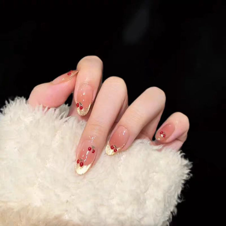 Artificial nails with glamorous rhinestone decorations Kalsten