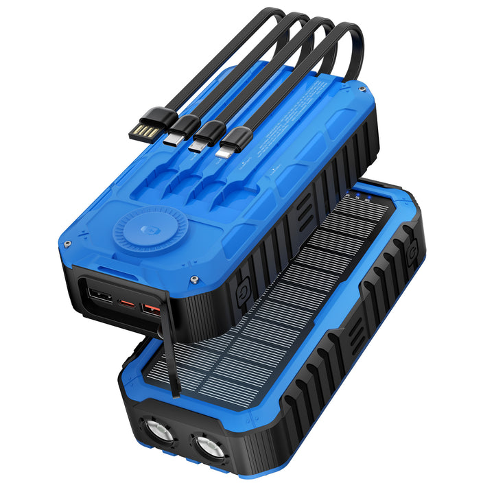 Multifunctional Solar Power Bank with Integrated LED Light Kalsten