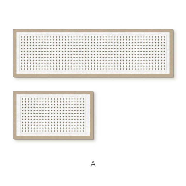 Elegant Textured Area Runner Mat