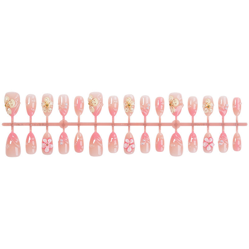 Floral Embellished Press-On Nails Kalsten 1788495843