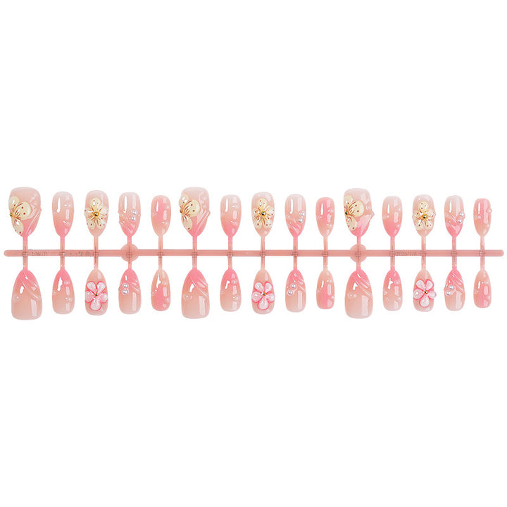 Floral Embellished Press-On Nails Kalsten 1788495843