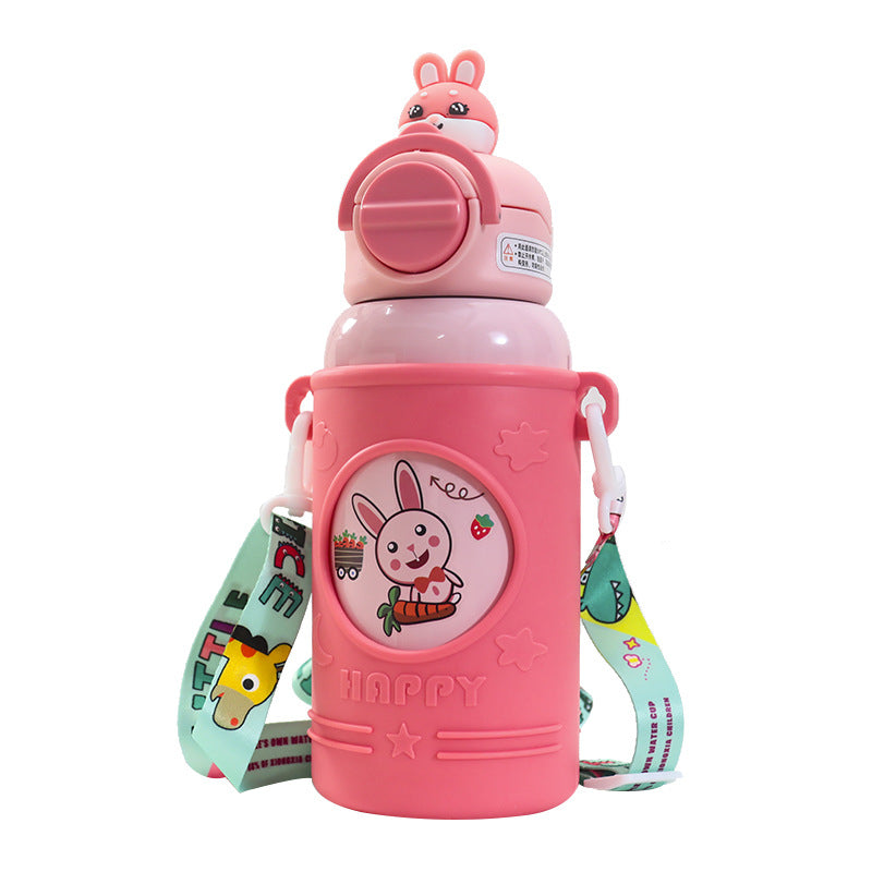 Women's High-Quality Insulated Drinking Bottle with Cute Frog Design Kalsten