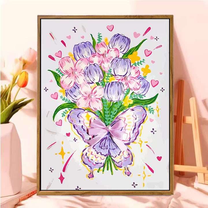 Decorative Floral Butterfly Wall Art Kalsten