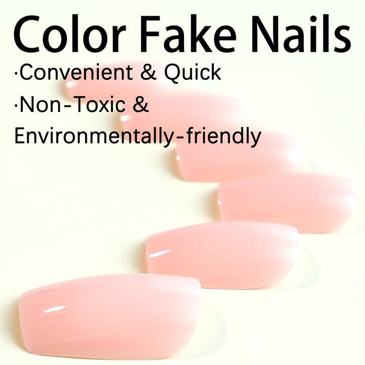 Acrylic Nail Set with High Gloss and Elegant Designs Kalsten