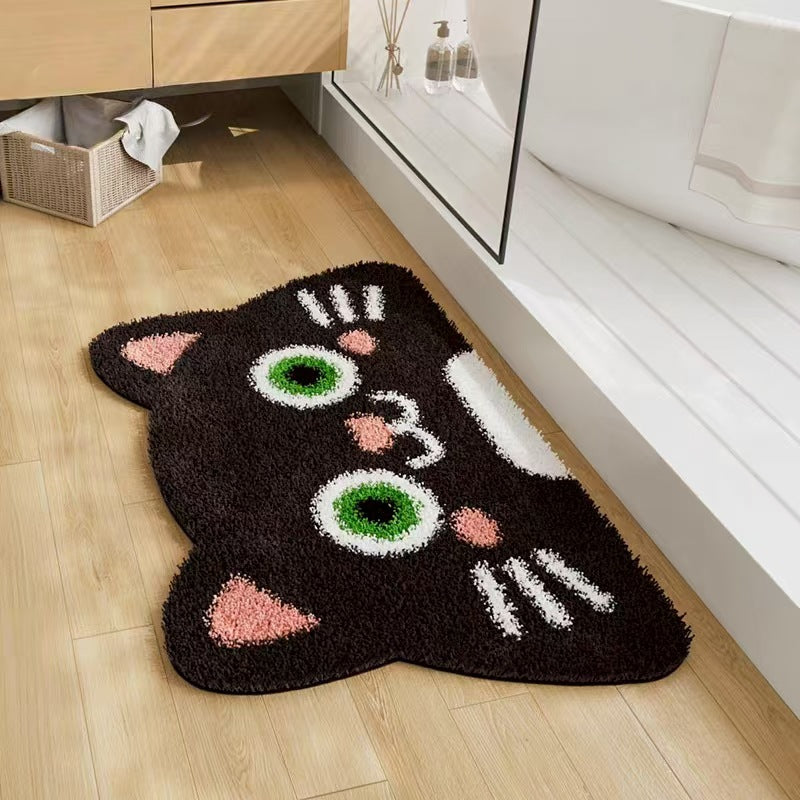 Cute Cat-Shaped Bath Mat Kalsten