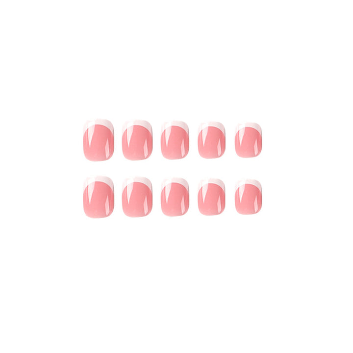 Elegant Nail Art with French Tip Design Kalsten