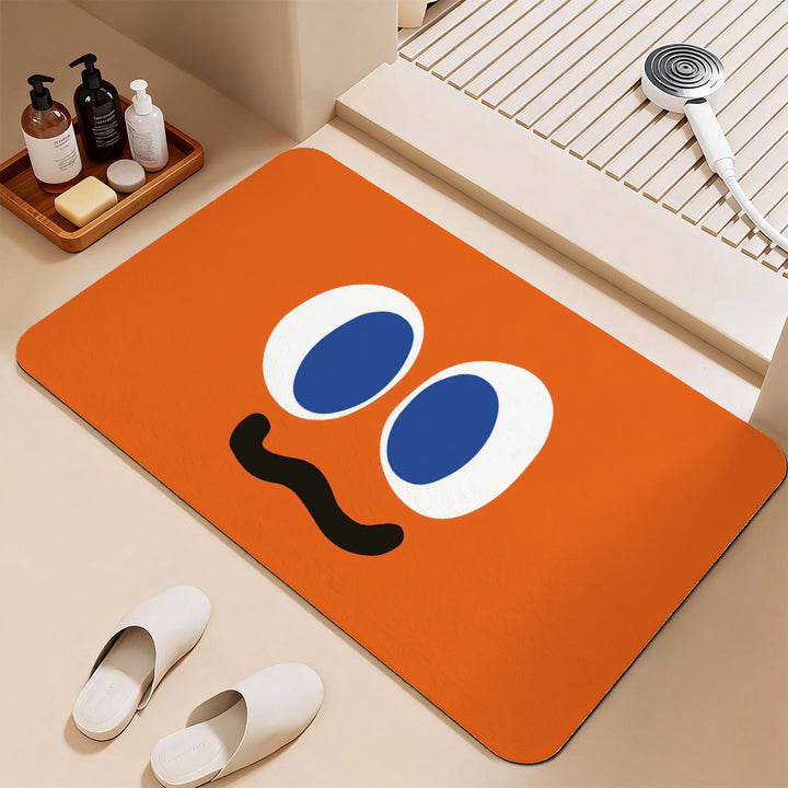 Playful Vegetable-Themed Bath Mat Kalsten