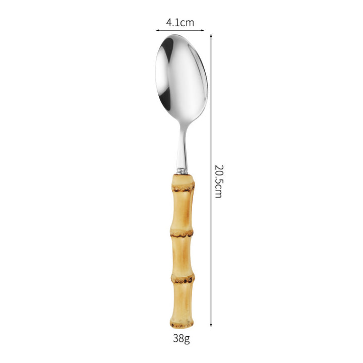 Bamboo Handle Salad Fork Kalsten