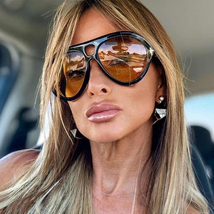 Women modern sunglasses with unique design Kalsten