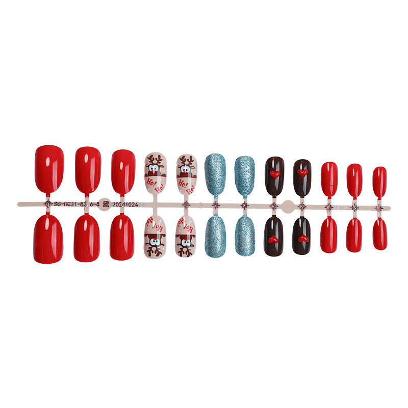 Artistic Holiday-Themed Press-On Nails Kit kalsten