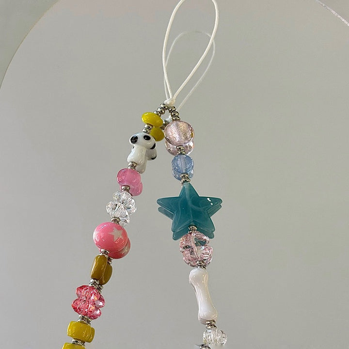 Whimsical Bead Charm Necklace Kalsten