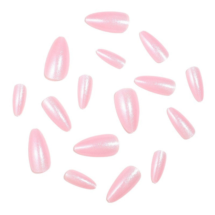 Glittering Almond-Shaped Press-On Nails Set Kalsten
