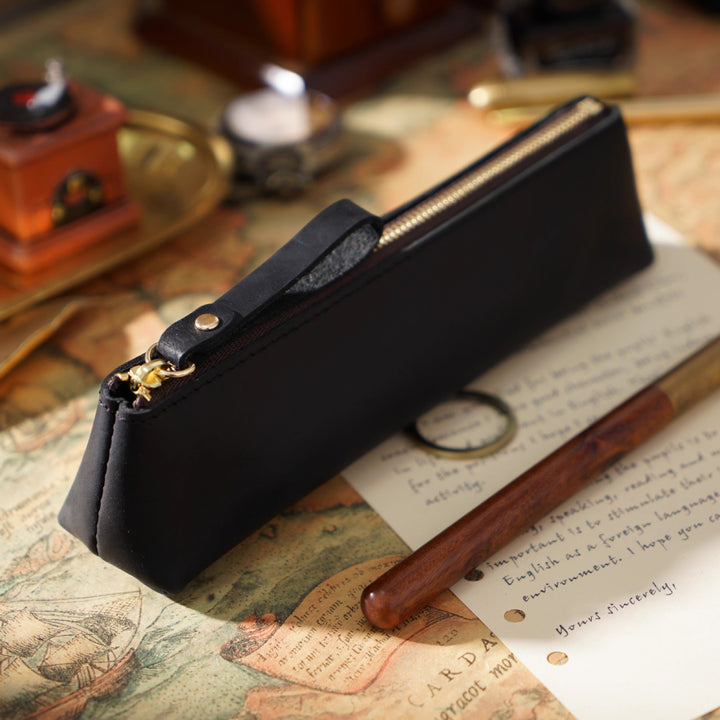 Premium Leather Pencil Case