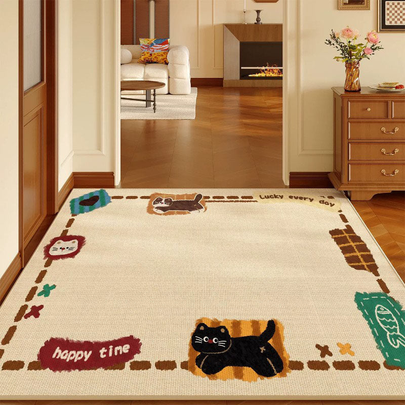Decorative Pet-Themed Area Rug