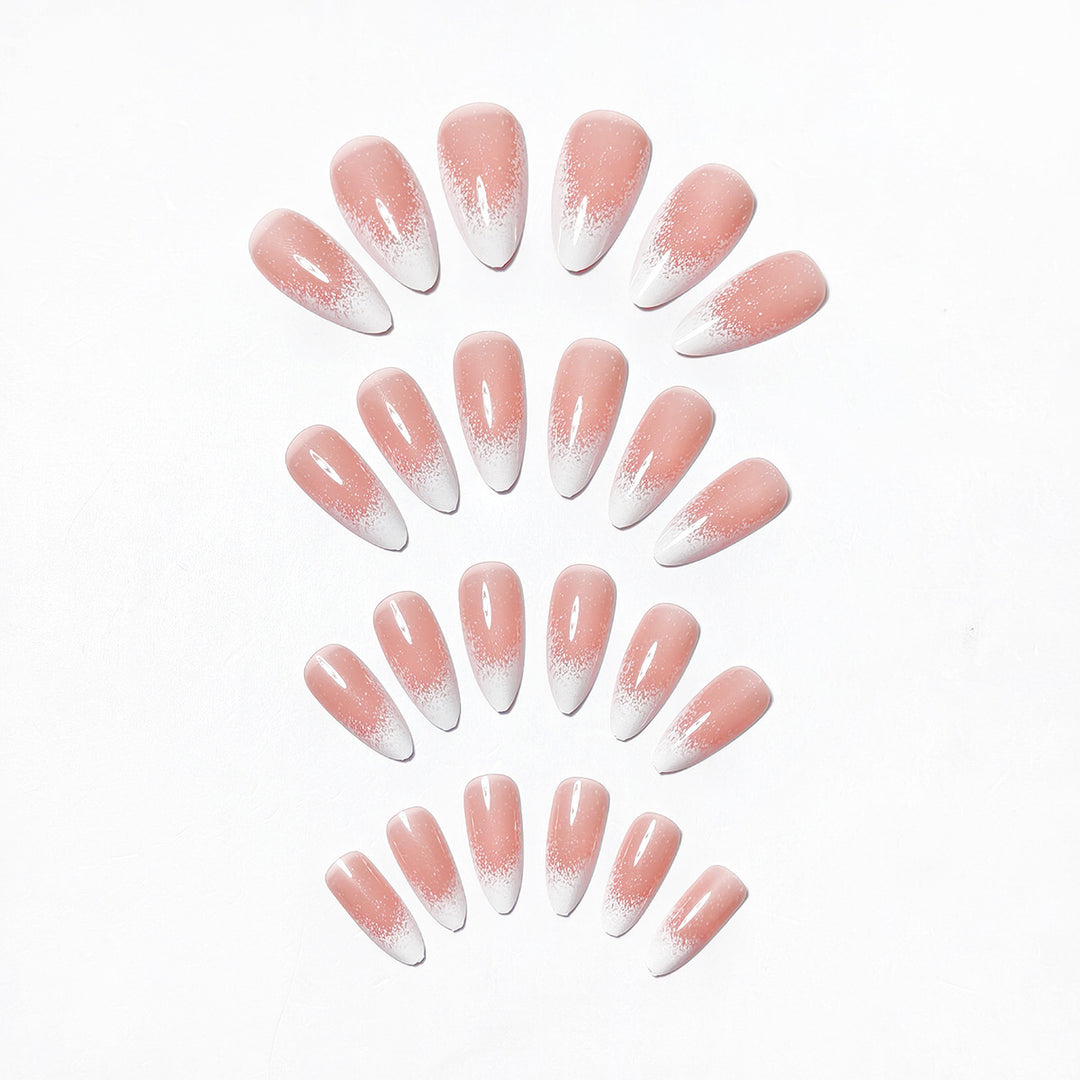Creative artificial nails with elegant glitter design Kalsten