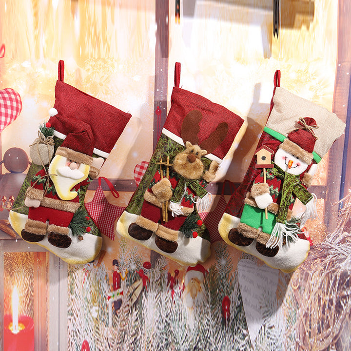 Cute Christmas stocking with reindeer design Kalsten