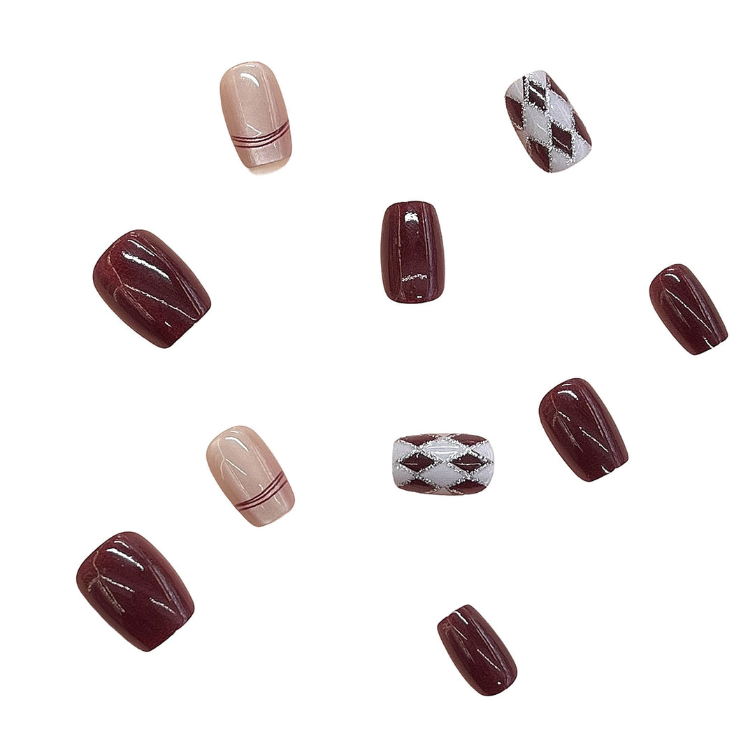 Artistic Press-On Nail Set Kalsten