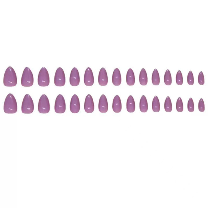 Artificial nail set with elegant, long-lasting high-gloss surface Kalsten