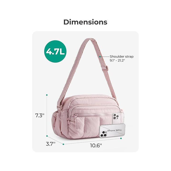 Multifunctional Quilted Shoulder Bag Kalsten