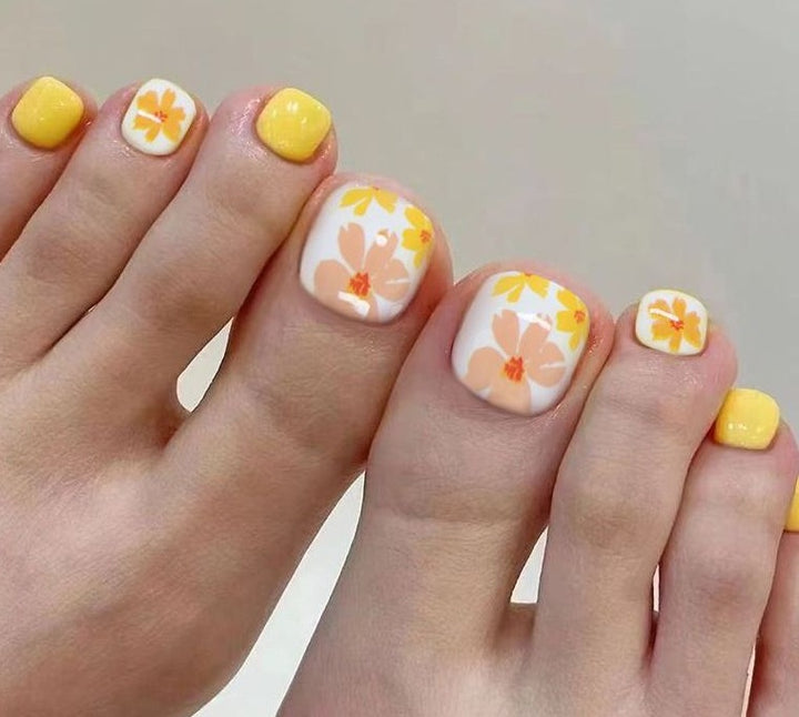 Floral Nail Design Enhancements Kalsten